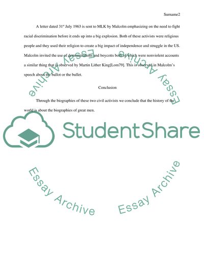 History of the World through the Biography of Great Men - Malcolm and Martin Luther King