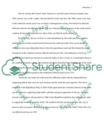 The cause of civil war