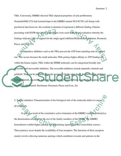 Specific Molecular Alteration in Cancer Development