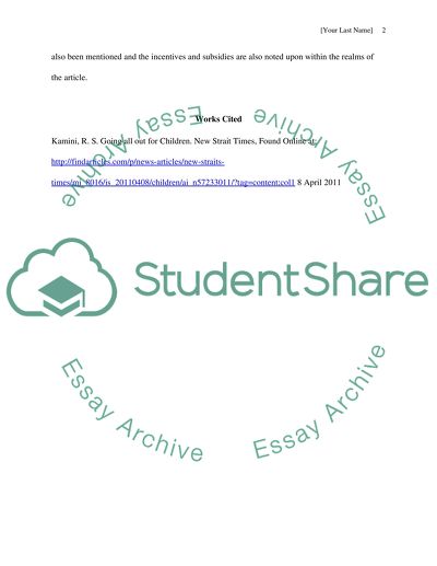 Artical about education