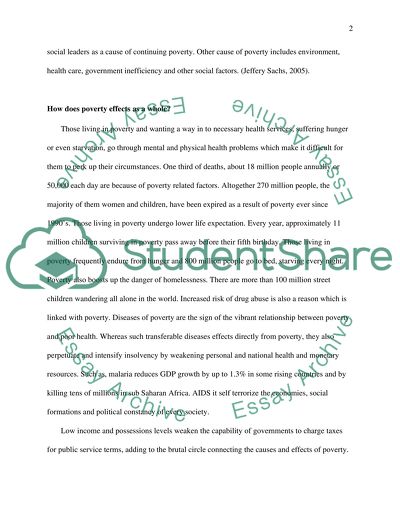 Auses, Effects and Finest Ways to Measure Poverty Issues