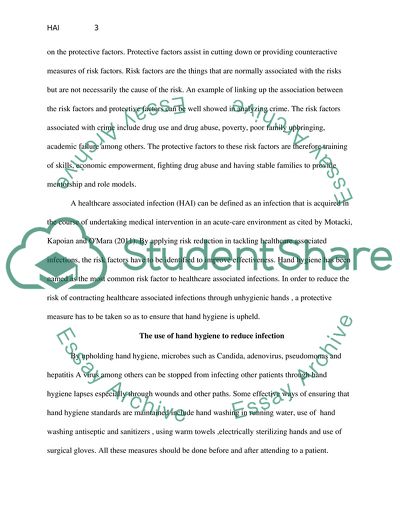 Effect of Poor Hand Hygiene Practice by Health Care Providers on Hospital Acquired Infections