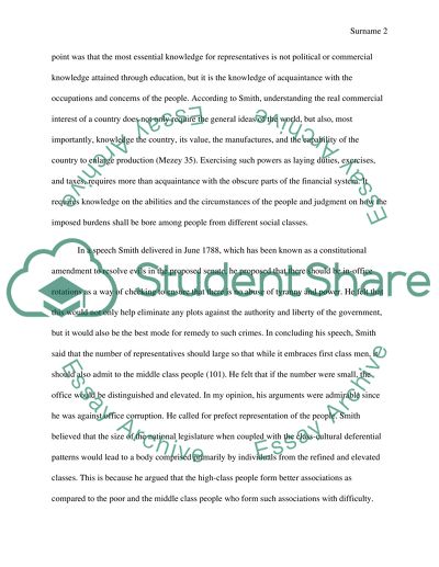 The Representative and Her Constituents