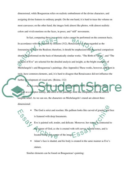 Compare and Contrast Michelangelo Buonarroti with Modern Artist