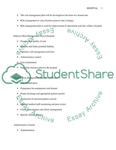 Risk Management Plan in hospital (2)