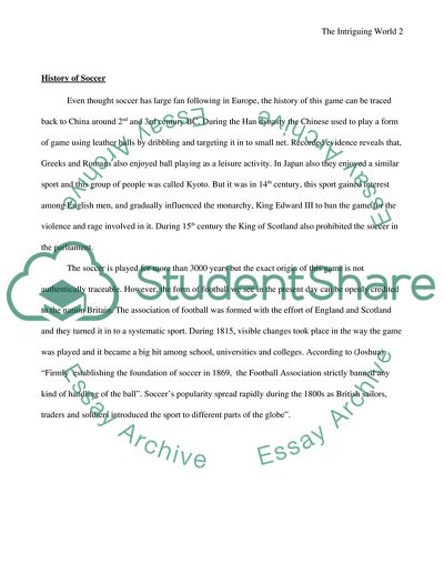 The Intriguing World of Soccer