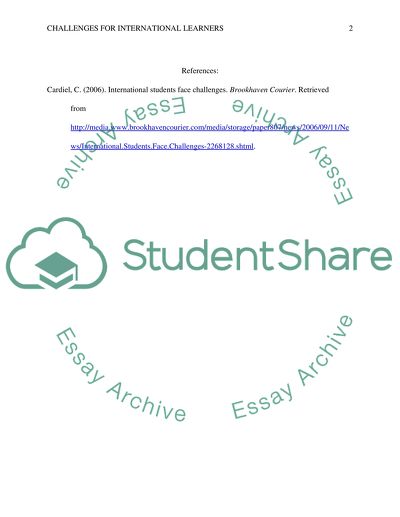 International Learners