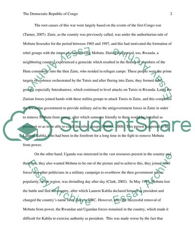 The Democratic Republic of Congo