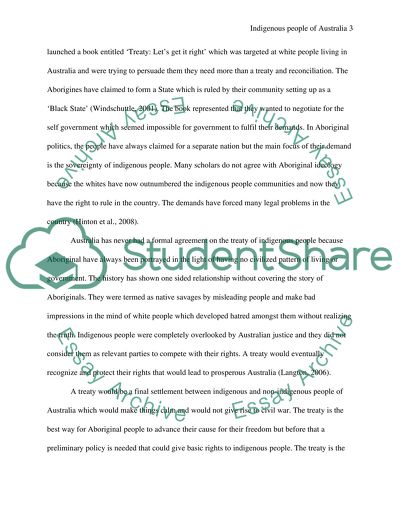 The Challenge of Protecting the Rights and Legalization of Aboriginal People in Australia