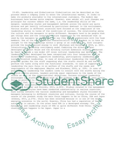 Cross-Culture Literature Review