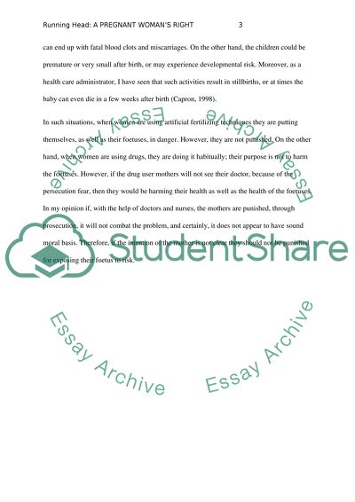 A Pregnant Womans Right