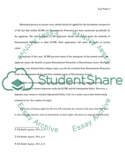 Nationality, immigration and asylum law