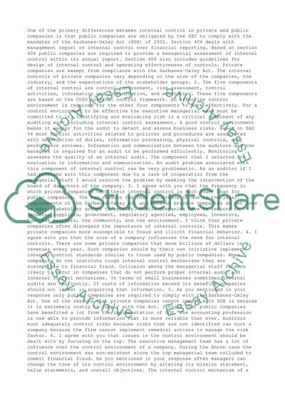 International Control in Private and Public Companies