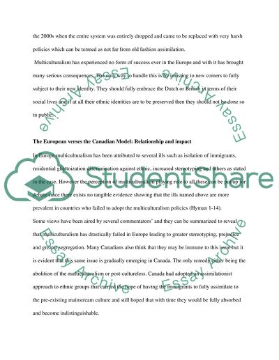 The Canadian Model of Immigration