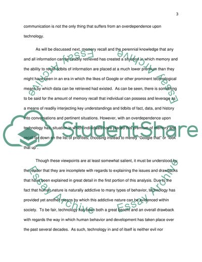 The impact of technology on todays lifestyle