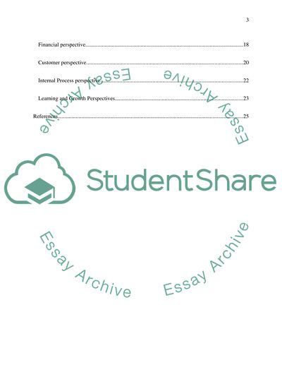 The Balanced Scorecard Tool for Analysis Homebase Company
