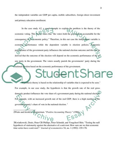 The Casual Theory and The Result of a Multivariate Linear Regression Analysis