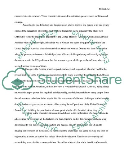 Definition of a Hero and the List of Achievements