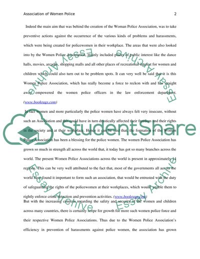 Association of Women Police