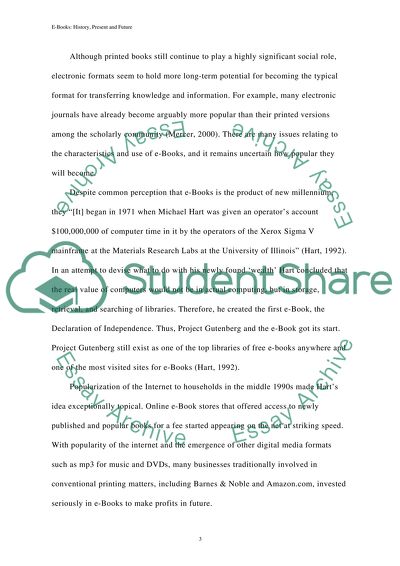 E-Books in Todays World and Their Future
