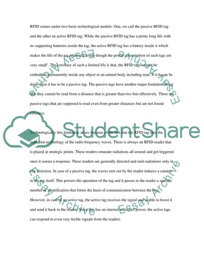 Radio Frequency Identification