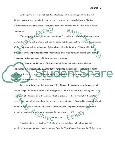 Sharpeville Massacre