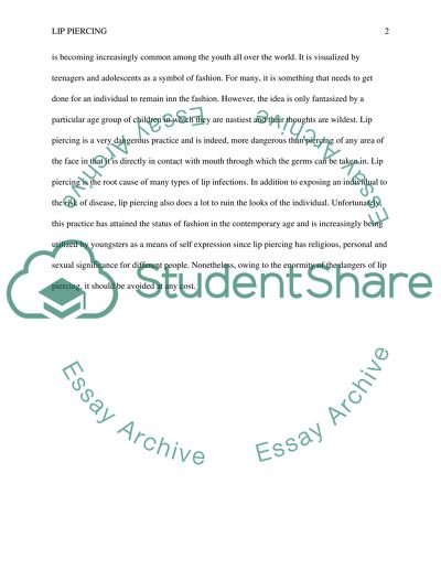 Odd Body piercings a look at upper lip piecring