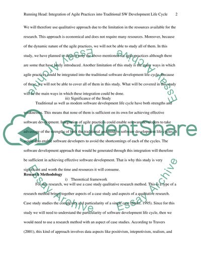 Integration of Agile Practices into Traditional SoftWare Development Life Cycle
