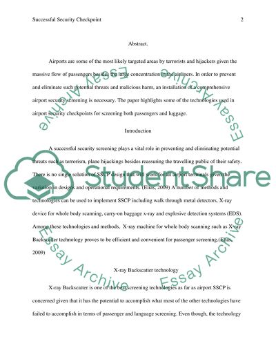 Airport Security Checkpoints