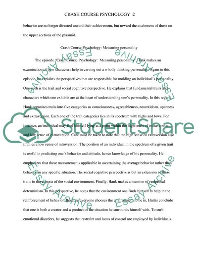 Motivation and Personality