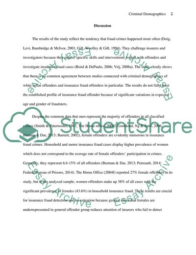 Criminal Demographics