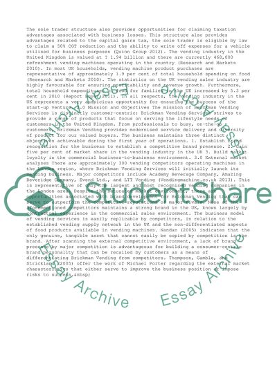 Brickman Vending Services