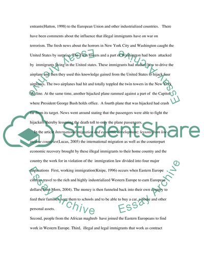 Economic Migration and the Effects of Asylum Seeking in Europe