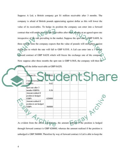 Currency Forward and Currency Futures