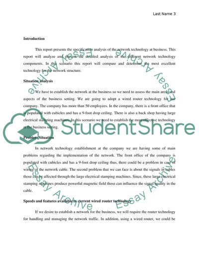 Paper on LAN Technology