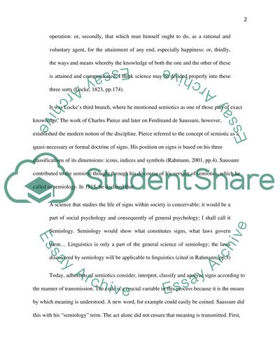 Semiotics and Information System