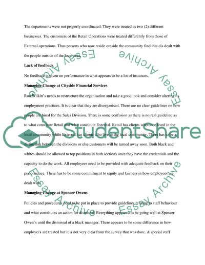 Diversity Case Analysis