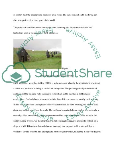 Plans And Designs Of Earth Sheltered Homes