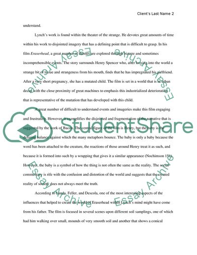 Style and Influences of the Filmmaker David Lynch