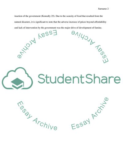 Three Famines: Starvation and Politics by Thomas Keneally