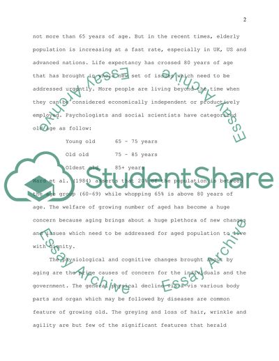 The Factors and Paradigms That Have Significant Impact on the Aging Process