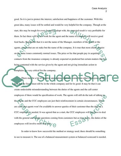 Case Analysis of CUP