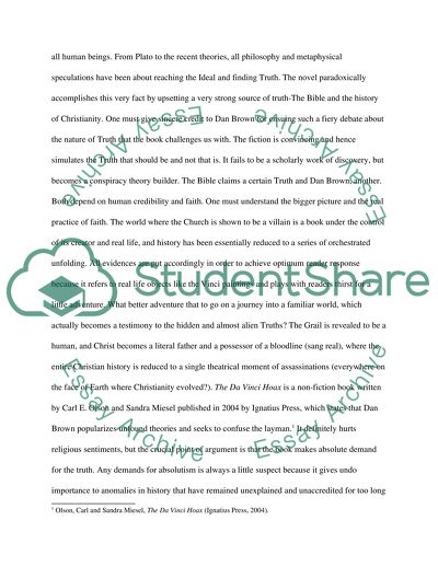 Da Vinci Code by Dan Brown