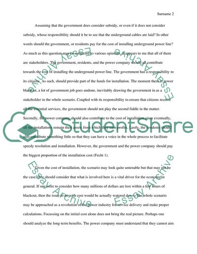 The Cost of Installing an Underground Power Line