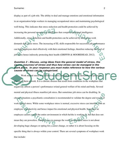 Emotions at the Workplace