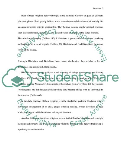 Hinduism and buddhism