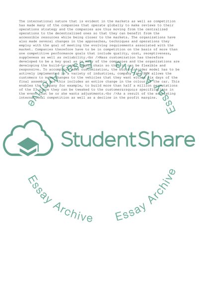 Operations Management