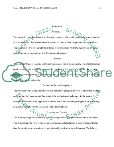 Advanced Managerial Accounting - Creat Scorecard