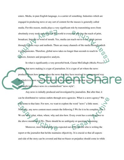 Global News Is a Fast Moving Commodity