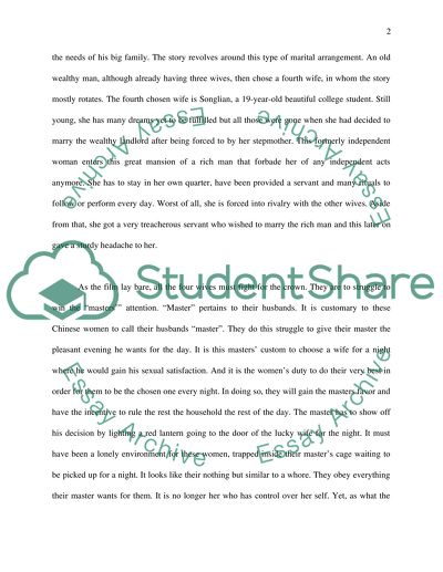 Perception of Women in Society in Films